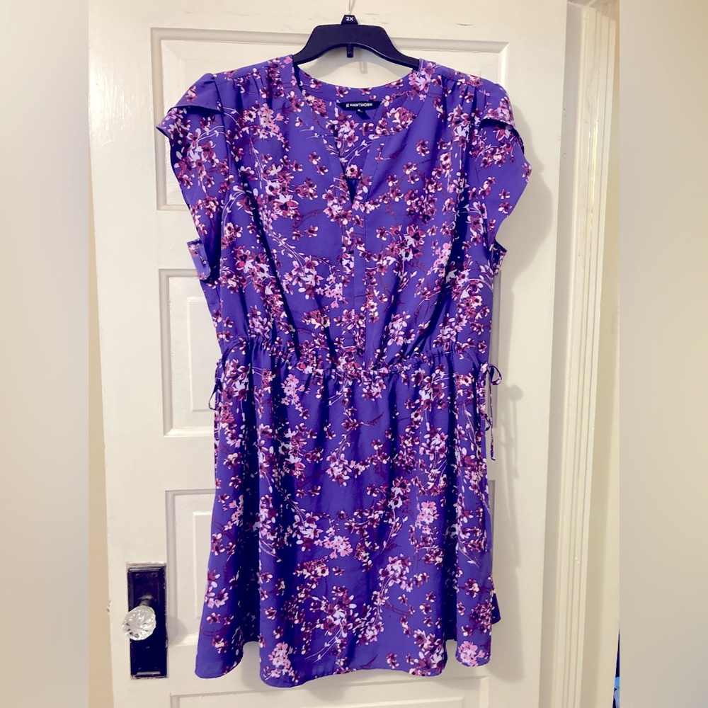 41 Hawthorn Celia sleeve detail floral dress